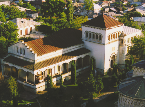Aerial view of the museum.